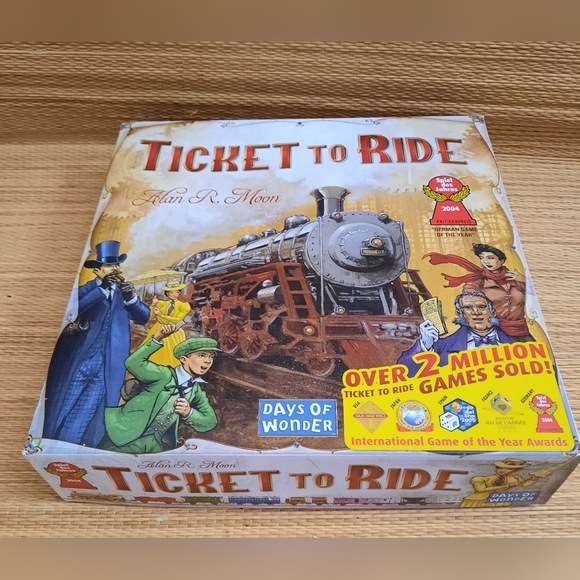 Days of Wonder Ticket to Ride Train Adventure Board Game, Alan R. Moon- Complete - Picture 2 of 13